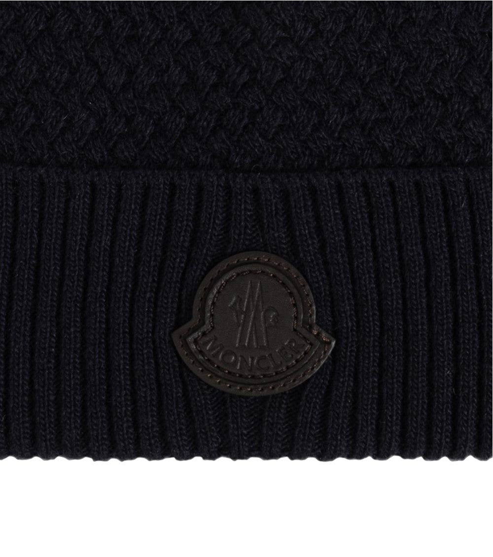 Black Logo Beanie Cap 3