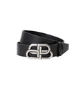 Black Logo Buckle Belt 1