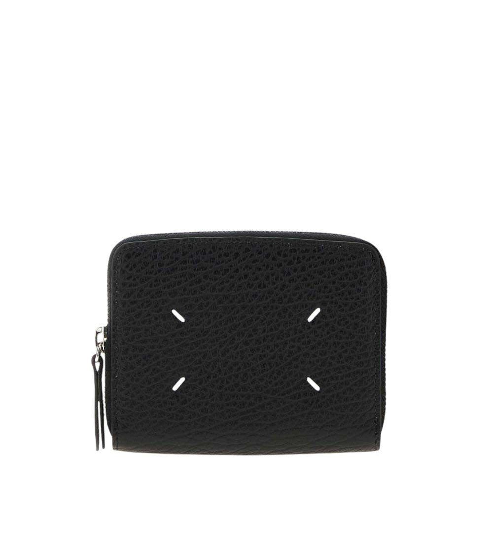 Black Signature Zip Around Wallet 1