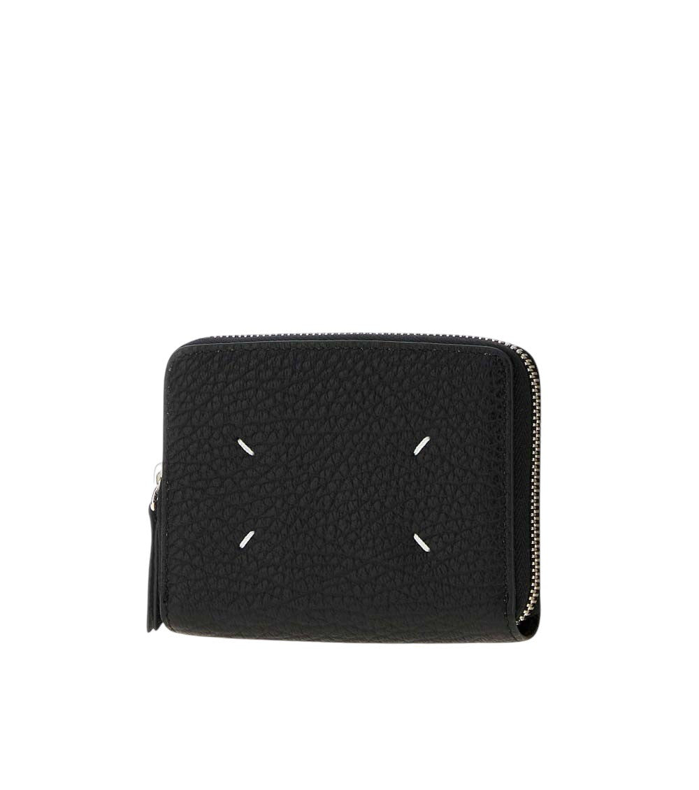 Black Signature Zip Around Wallet 3