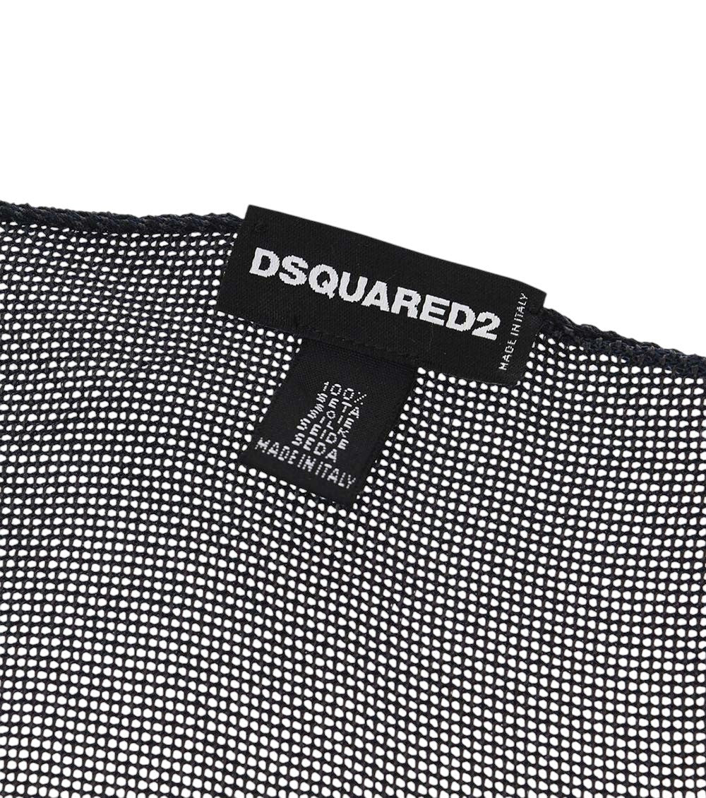 Blue Logo Pocket Square 3