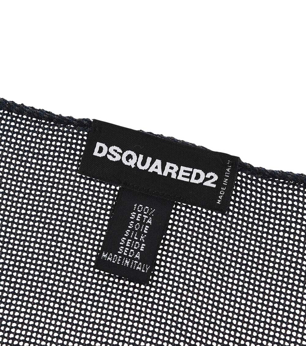 Blue Logo Pocket Square 3