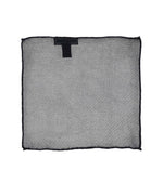 Navy Blue Logo Pocket Square 1