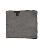 Brown Logo Pocket Square 1