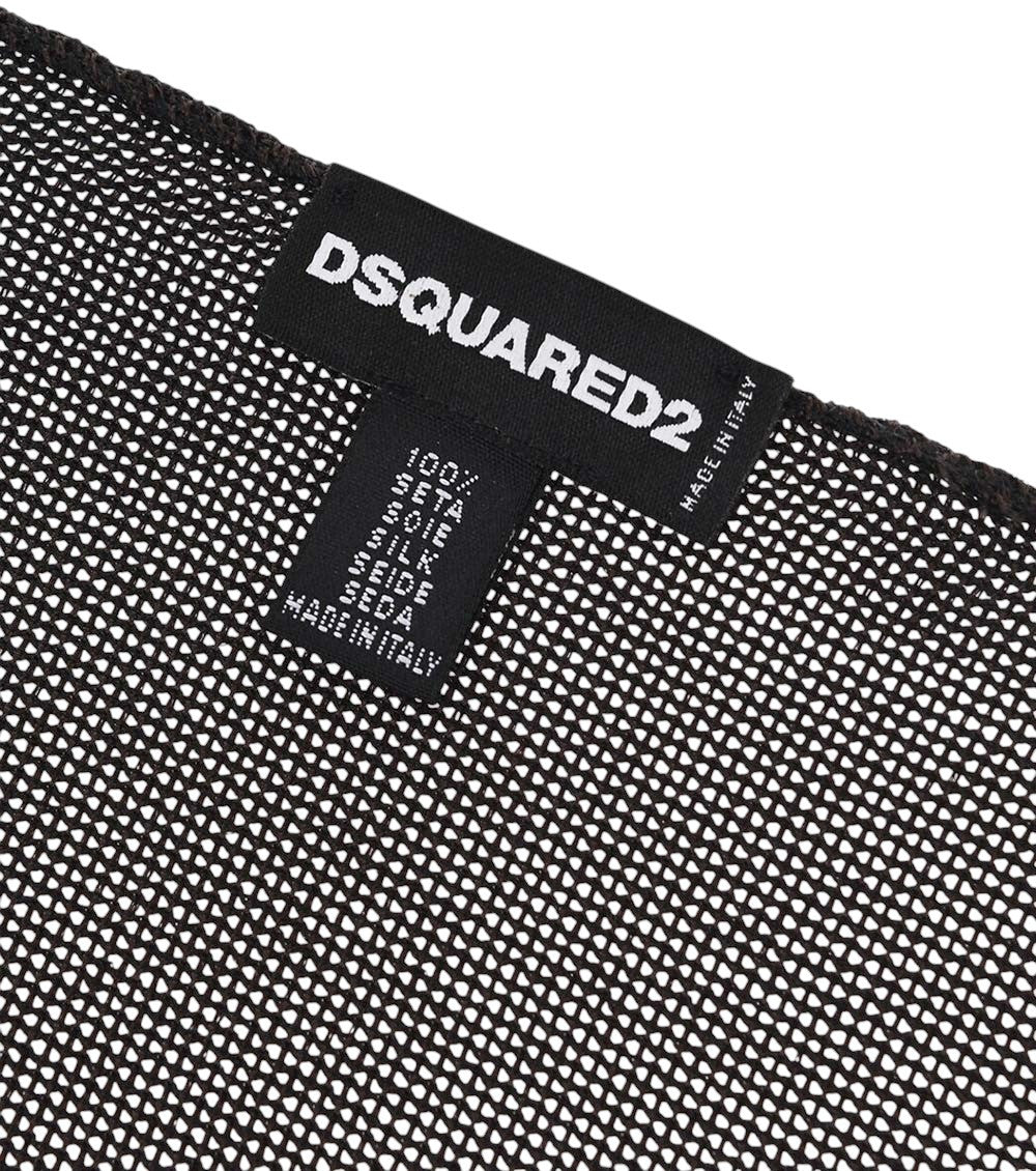 Brown Logo Pocket Square 3