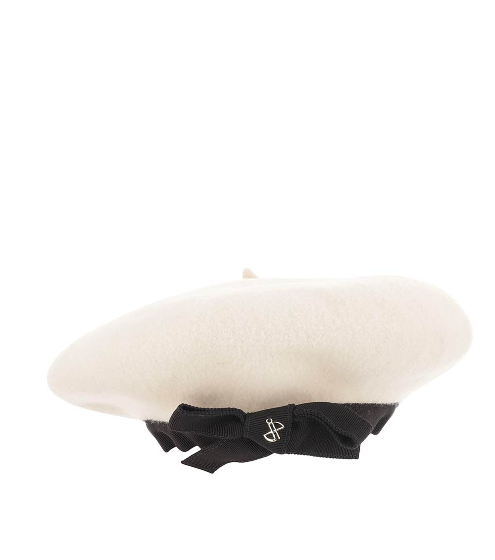 Off White Logo Beret Hat 1