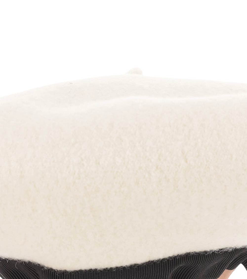 Off White Logo Beret Hat 3
