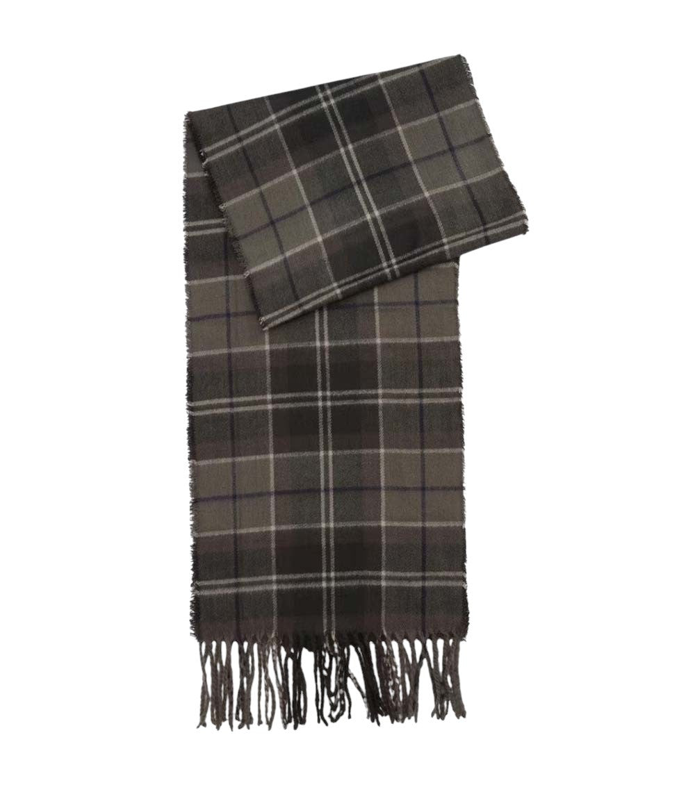 Multicolor Check Scarf and Beanie Set 2