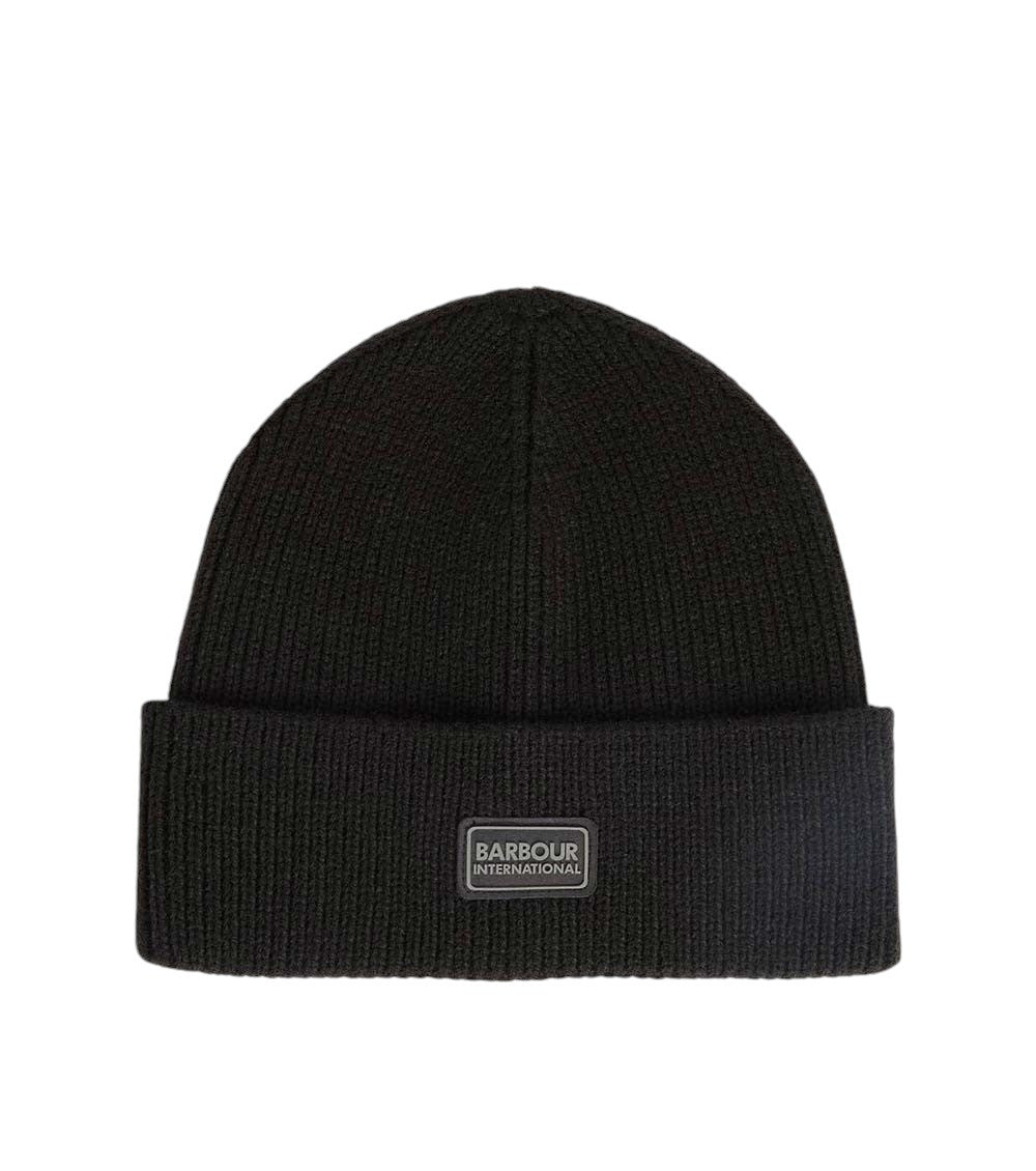 Black Logo Scarf and Beanie Set 3