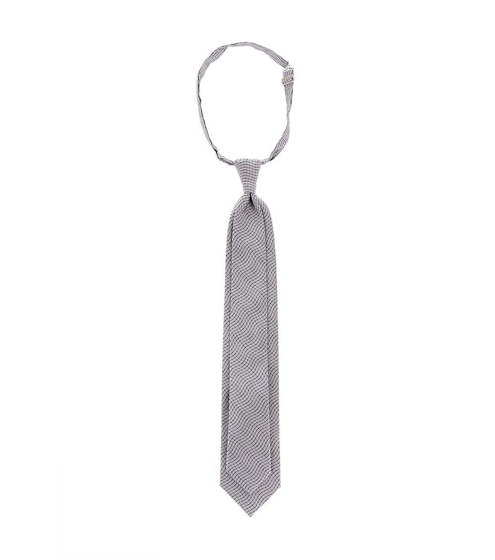 Grey Geometric Tie 2