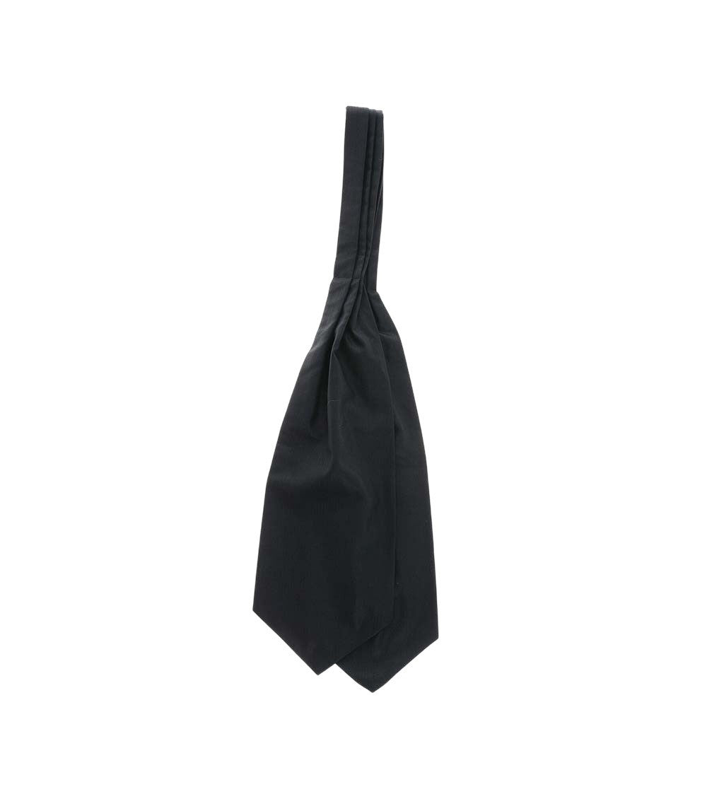 Blue Ascot Ruche Tie 2