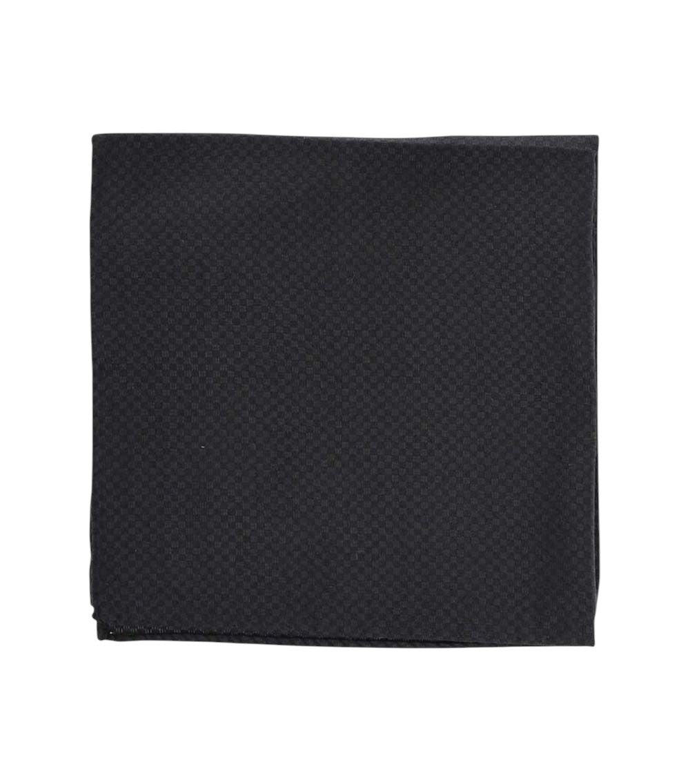 Black Logo Pocket Square 1