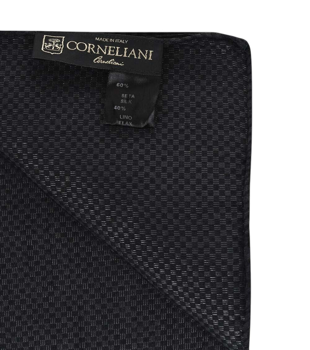 Black Logo Pocket Square 3