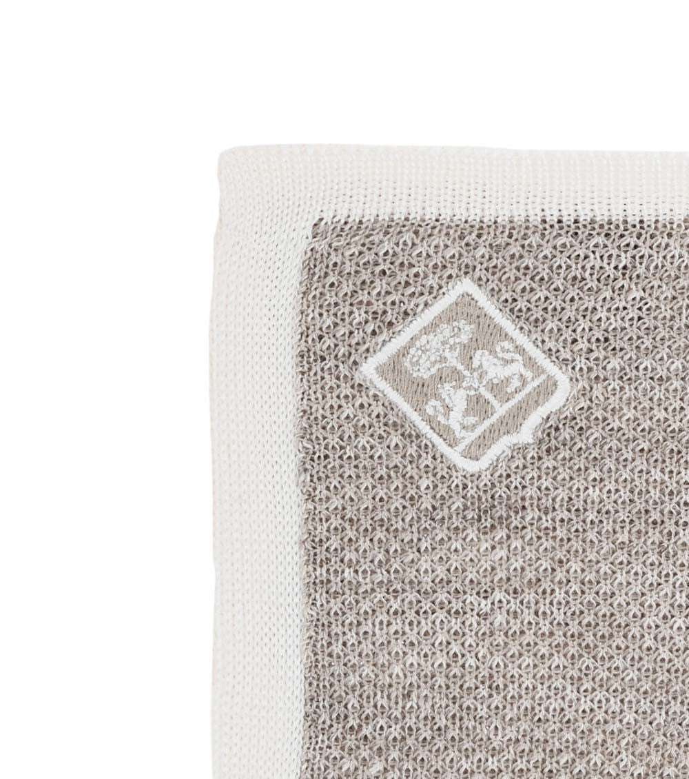 Grey Logo Pocket Square 2