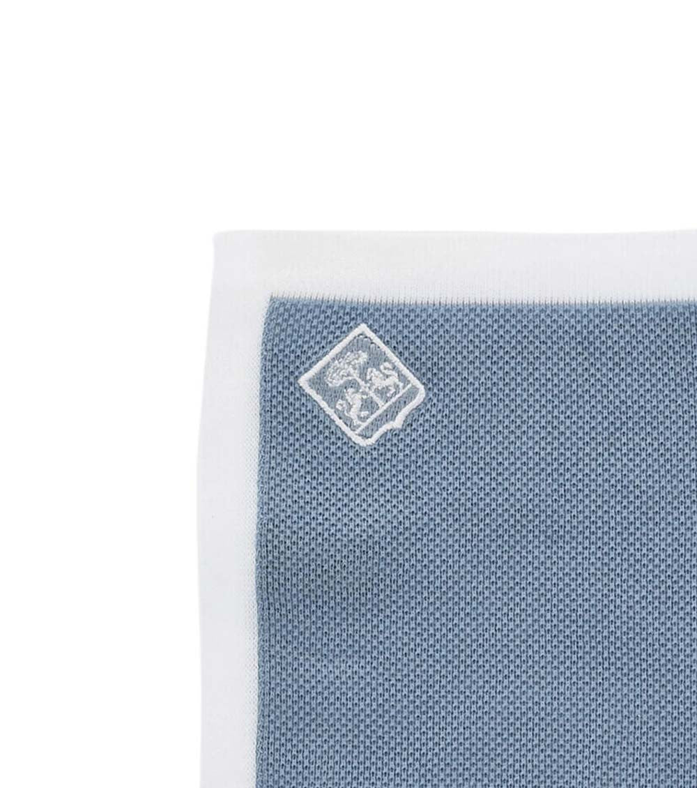 Blue Logo Pocket Square 2