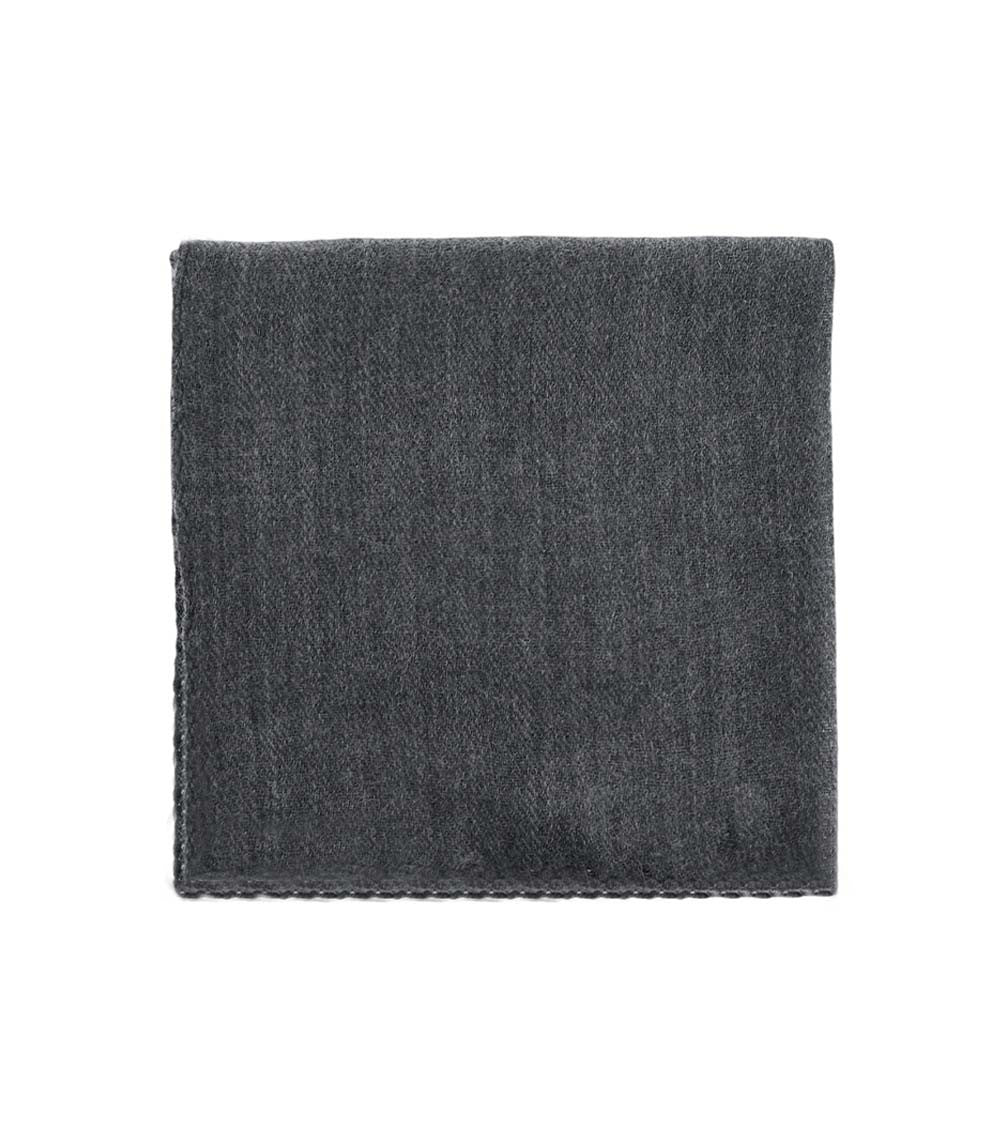 Grey Logo Pocket Square 1