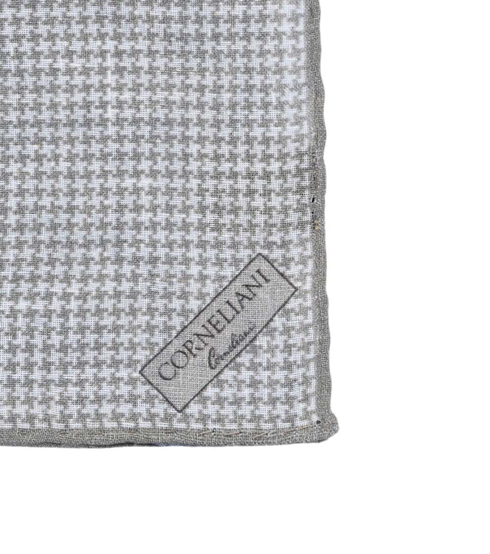 Grey Houndstooth Pocket Square 2