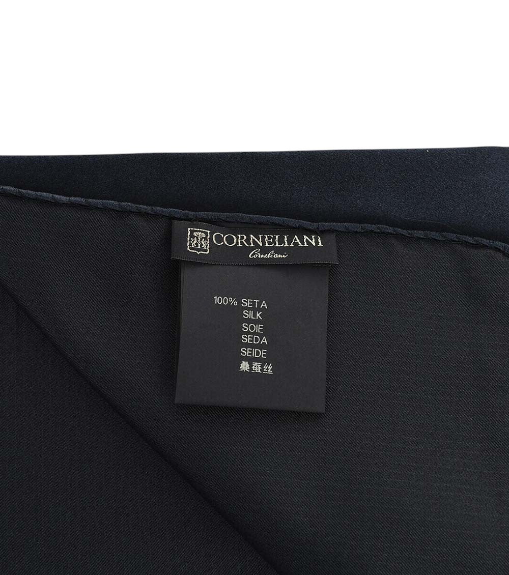 Blue Silk Pocket Square 3