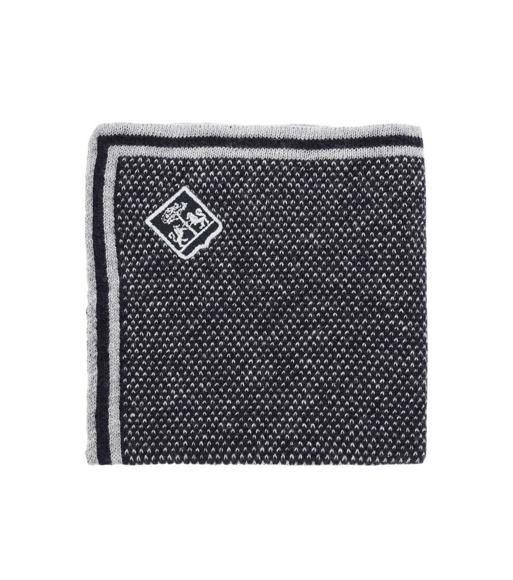 Grey Logo Pocket Square 1