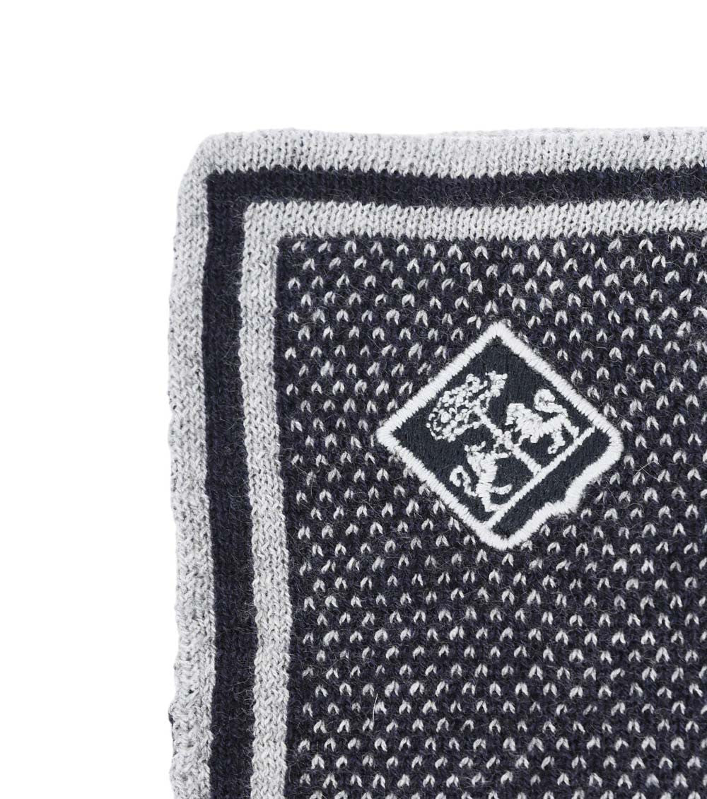 Grey Logo Pocket Square 2