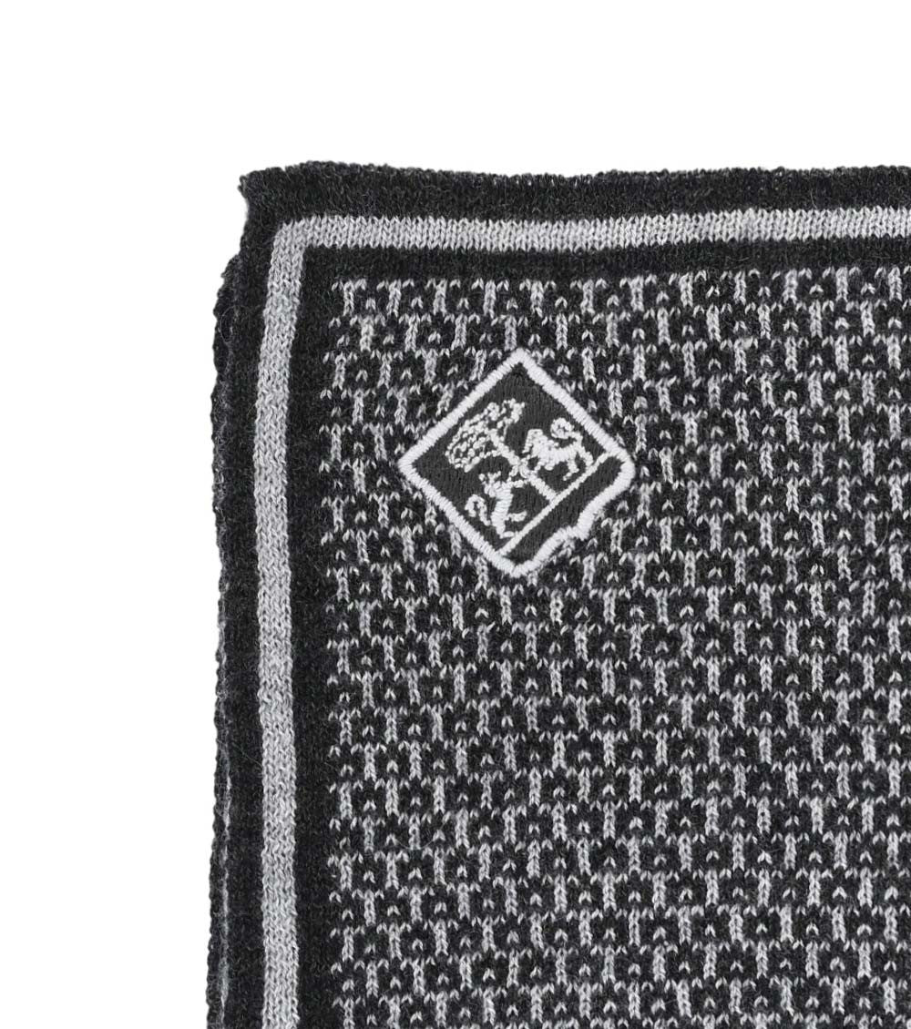 Black Logo Pocket Square 2