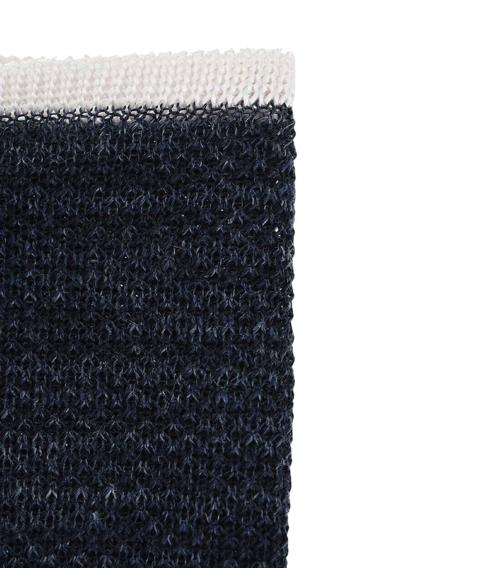 Blue Logo Pocket Square 3