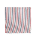 Red Striped Pocket Square 1