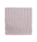 Red Striped Pocket Square 1