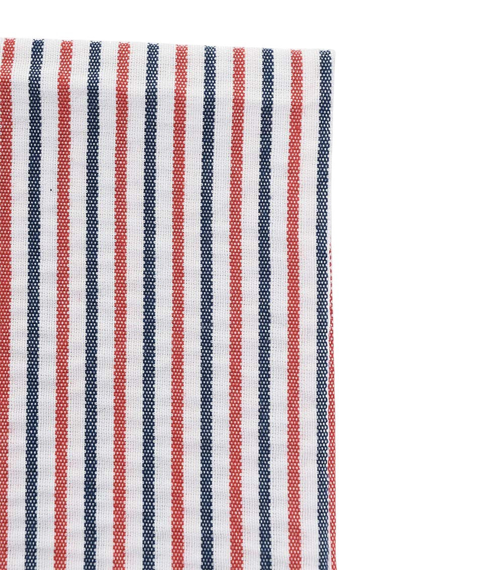 Red Striped Pocket Square 2
