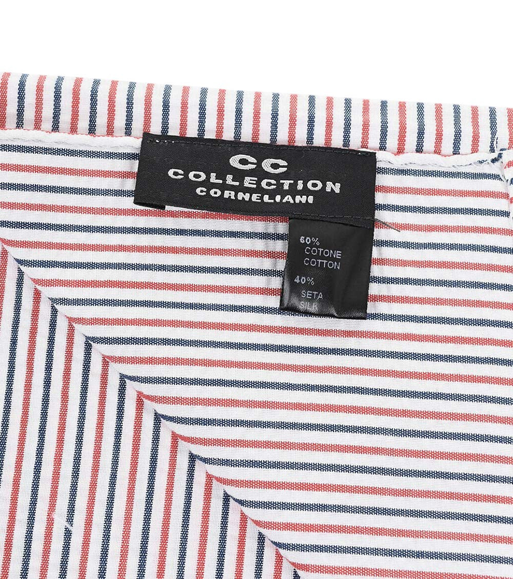 Red Striped Pocket Square 3