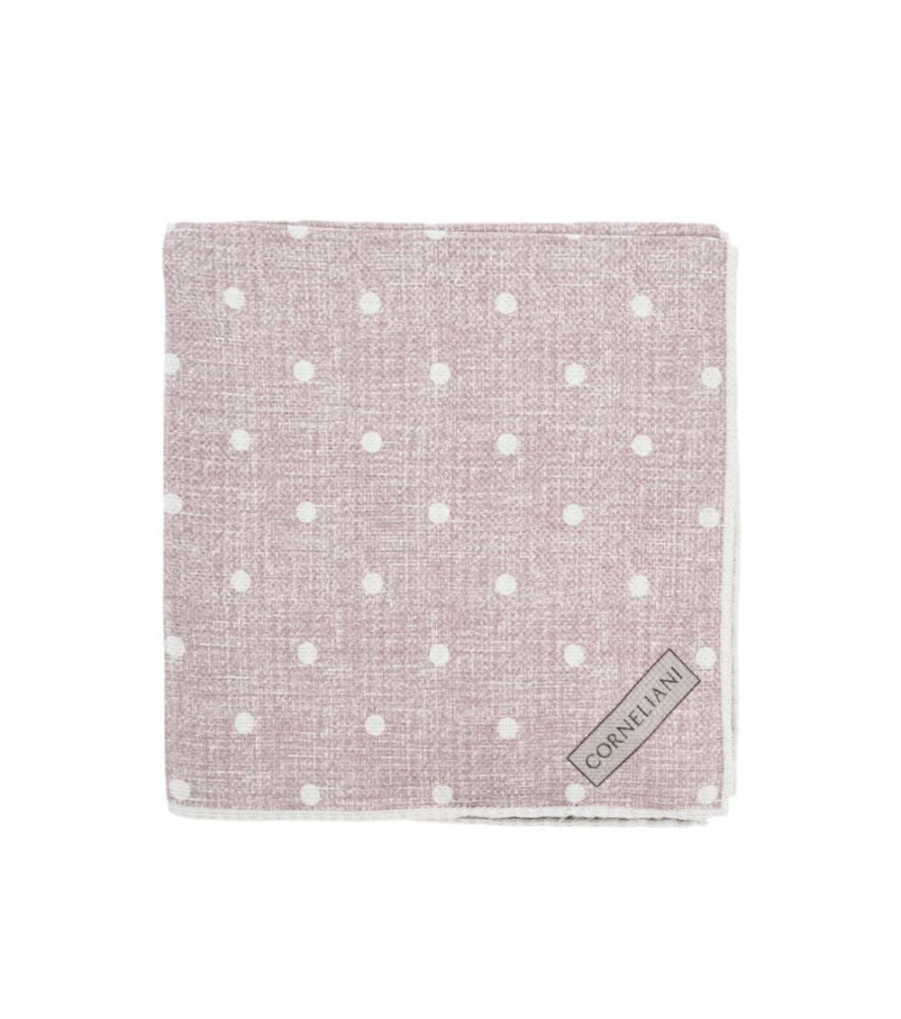 Pink Polka Dot Pocket Square 1