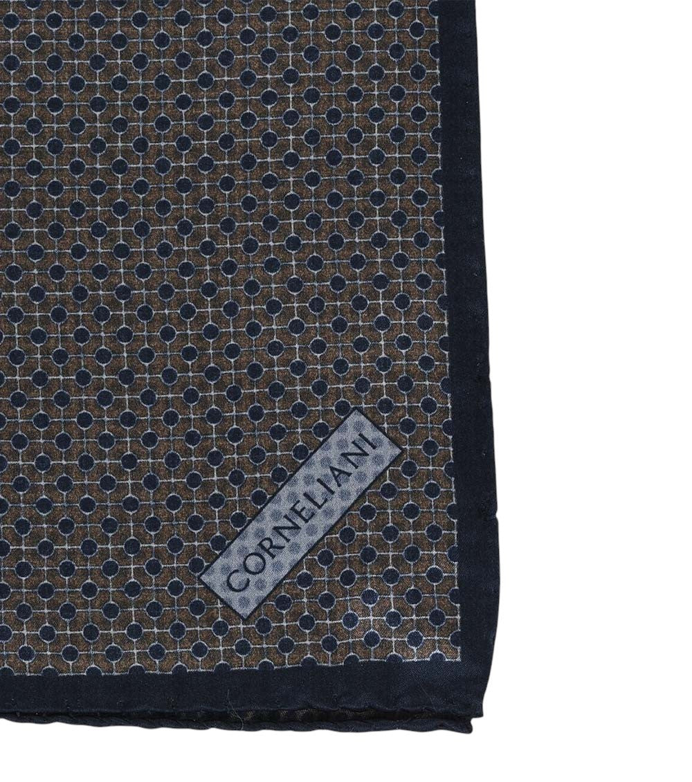 Blue Polka Dot Pocket Square 2