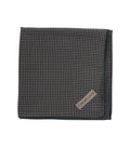 Dark Green Printed Pocket Square 1