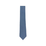 Blue Gancini Logo Tie 1