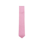 Pink Gancini Printed Tie 1