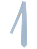Light Blue Gancini Logo Tie 1