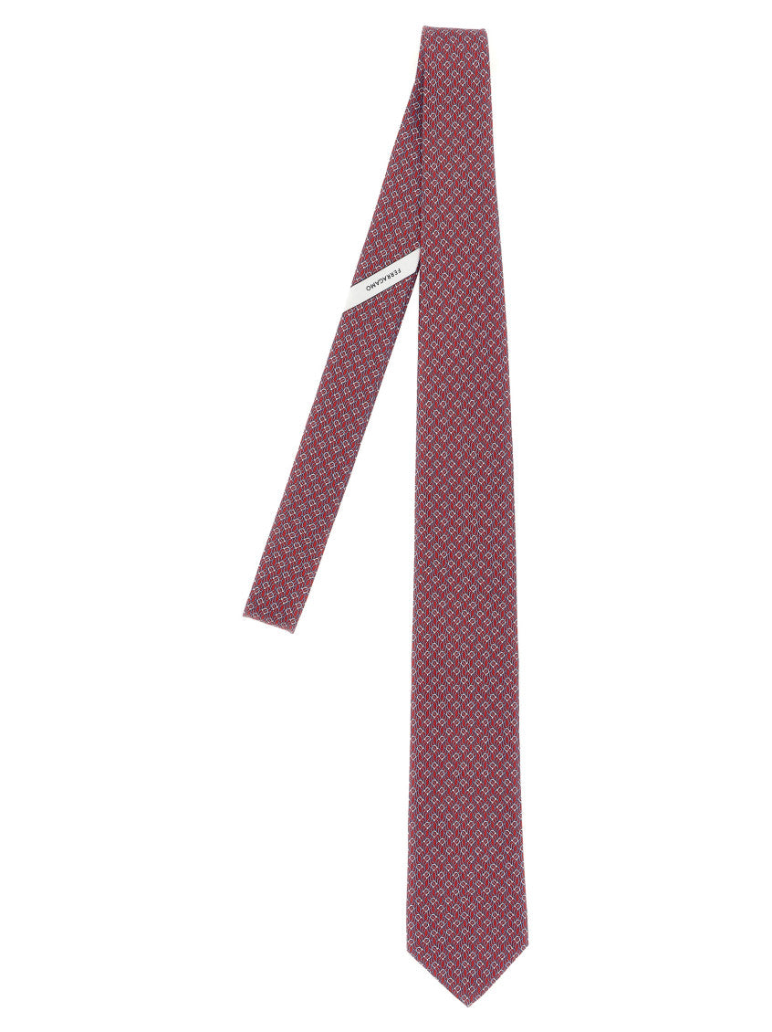 Red Tetris Printed Tie 1