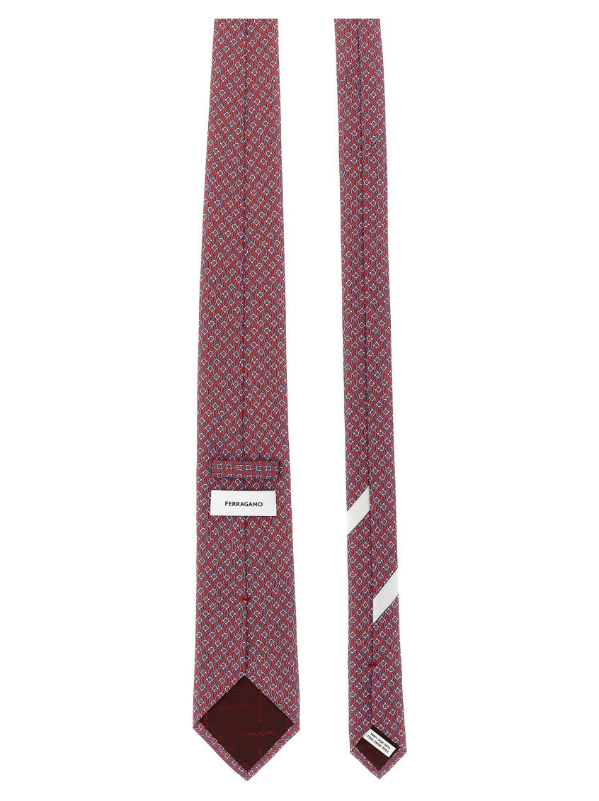 Red Tetris Printed Tie 2
