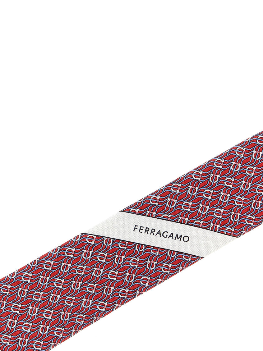 Red Tetris Printed Tie 3
