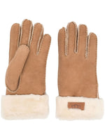 Brown Logo Gloves 1