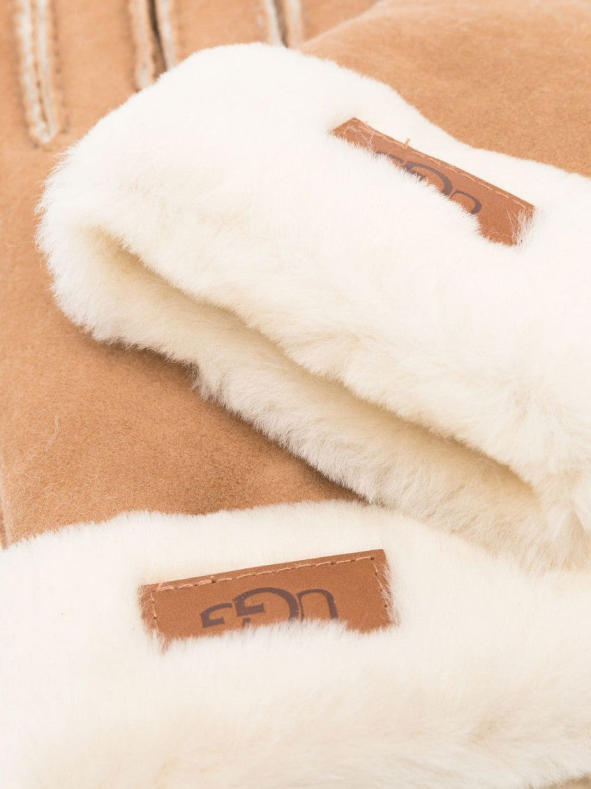 Brown Logo Gloves 2