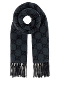 Dark Grey Logo Scarf 1