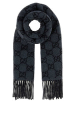 Dark Grey Logo Scarf 1