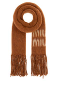 Brown Logo Scarf 1