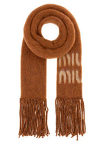 Brown Logo Scarf 1