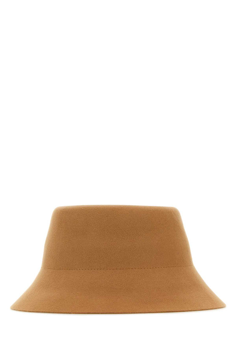 Camel Brown Wool Bucket Hat 2