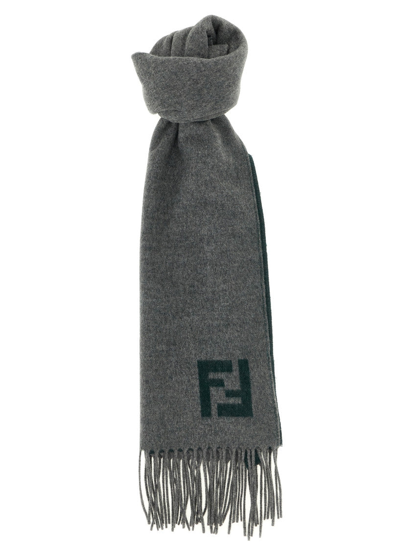 Grey Logo Scarf 1