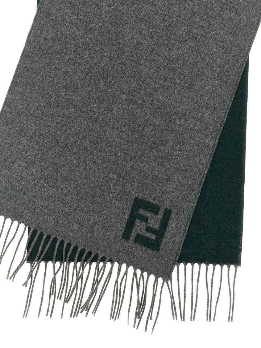 Grey Logo Scarf 3