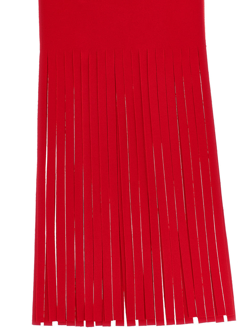 Red Wool Scarf 2