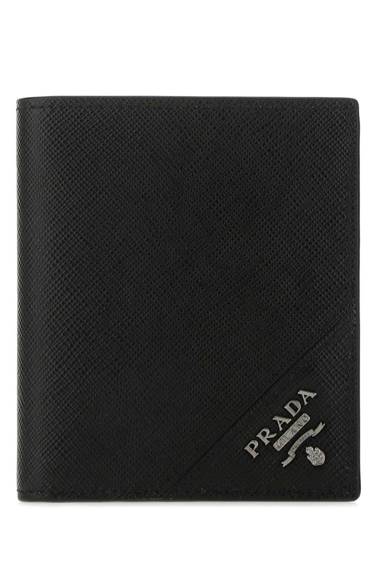 Black Logo Wallet 1